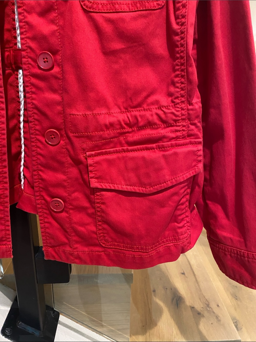 Talbots Bright Red Field Jacket - Picture 3 of 6